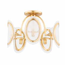 Hudson Valley 1520-VGL - Danes Semi Flush