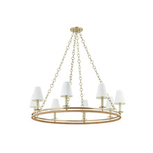 Hudson Valley 4408-AGB - SWANTON CHANDELIER