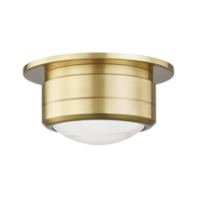 Hudson Valley 8007-AGB - Greenport Flush Mount