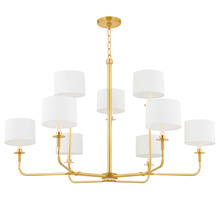 Hudson Valley 9148-AGB - PARAMUS Chandelier
