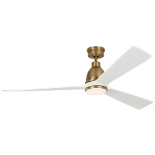 Visual Comfort & Co. Fan Collection 3BRYSM60HABD - Bryden Smart 60" Dimmable Indoor/Outdoor Integrated LED Antique Brass Ceiling Fan