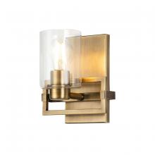 Lucas McKearn bb90117atb-1 - Estes 1 Light Vanity In Aged Brass
