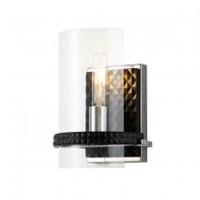 Lucas McKearn bb91598-1 - Mazant 1 Light Vanity in Black and Chrome