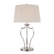 Lucas McKearn EL/PM/TLPN - Pimlico Table Lamp Polished Nickel with Crystal by Lucas McKearn