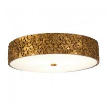 Lucas McKearn fm1158g-rd-20 - Mosaic 3 Light Flush Mount in Gold