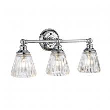 Lucas McKearn bb-keynes3-pc - Keynes 3 Light Vanity in Polished Chrome