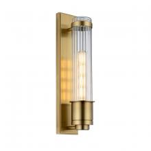 Lucas McKearn bb-wellington-ab - Wellington 1 Light Vanity in Aged Brass