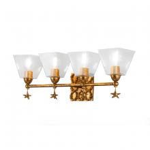 Lucas McKearn bb1002g-4 - Star 4 Light Vanity in Gold
