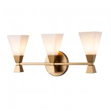 Lucas McKearn bb1004lg-3 - Bowtie 3 Light Vanity in Lacquered Gold