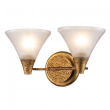Lucas McKearn bb1114g-2 - Lemoine 2 Light Vanity in Gold
