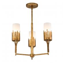 Lucas McKearn ch20319g-3 - Sawgrass 3 Light Chandelier in Gold Leaf