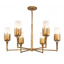 Lucas McKearn ch20319g-6 - Sawgrass 6 Light Chandelier in Gold Leaf
