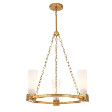 Lucas McKearn ch30208g-3 - Kristy 3 Light Chandelier Gold