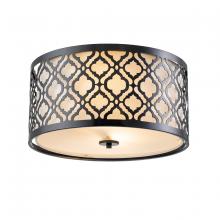 Lucas McKearn gn/arabella/f-blk - Arabella Flush Mount in Black