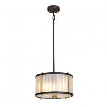 Lucas McKearn pd-corona2p-bab - Corona 2 Light Flush in Bronze