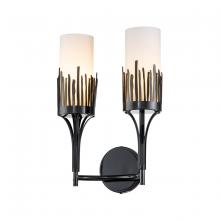 Lucas McKearn sc20319blk-2 - Sawgrass 2 Light Sconce in Black