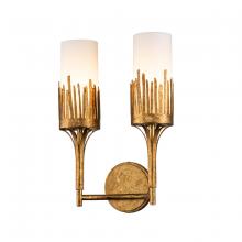Lucas McKearn sc20319g-2 - Sawgrass 2 Light Sconce in Gold Leaf