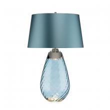 Lucas McKearn tlg3025l - Lena Large Table Lamp in Blue with Blue Satin Shade