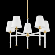 Mitzi by Hudson Valley Lighting H759805-AGB/SWH - Banyan Chandelier