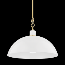 Mitzi by Hudson Valley Lighting H769701L-AGB/GWH - Camille Pendant
