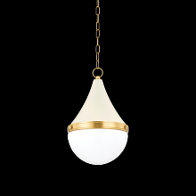 Mitzi by Hudson Valley Lighting H787701S-AGB/SCR - Ciara Pendant