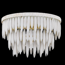 Mitzi by Hudson Valley Lighting H805501-AGB/TCR - Tiffany Semi Flush