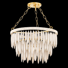 Mitzi by Hudson Valley Lighting H805701-AGB - Tiffany Pendant