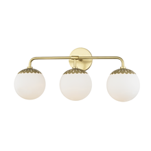 Mitzi by Hudson Valley Lighting H193303-AGB - Paige Bath And Vanity