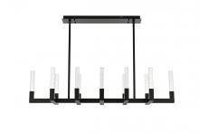 Elegant 1030G54BK - Noemi Pendant L54" W12" H12" L12 DIM 3CCT Black