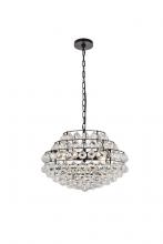 Elegant 1106D20BK - Savannah 20 inch pendant in black