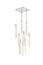 Elegant 2066D20C - Weston 9 lights pendant in chrome