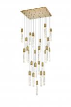 Elegant 2088G36SG - Pendant L36"W36"H24"L25 Satin Gold