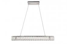 Elegant 3503D31C - Monroe Integrated LED chip light Chrome Chandelier Clear Royal Cut Crystal