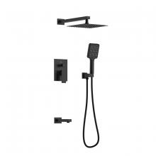 Elegant FAS-9004MBK - Shower Room Faucet 19-7/64" × 78" matte black
