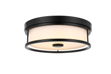 Elegant LD305F12BK - Flush Mount D12" H4" LED 18W 3CCT Black