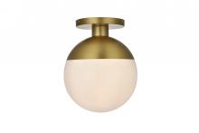 Elegant LD6056SG - Eclipse Flush D12"H14.5"L1 Satin Gold W