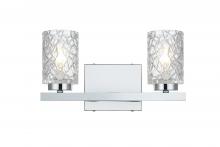 Elegant LD7026W14C - Cassie Wall sconce W14"E5.2"H7.7" Chrome