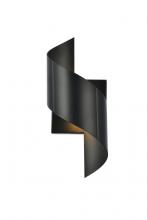 Elegant LDOD4034BK - Raine Integrated LED wall sconce  in black