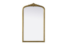 Elegant MR7F2442AB - Naomi Vintage Resin Mirror 24x42 in Antique Brass