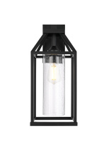 Elegant OD606W19BK - Zora 19 inch Outdoor Wall sconce in Black