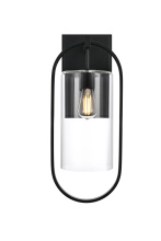 Elegant OD811W24BK - Wall Sconce W10"xH24"xE10" Black