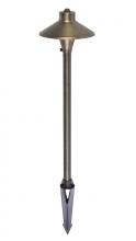 Elegant P801 - PATH LIGHT D7 H24 ANTIQUE BRASS INCLUDES STAKE G4 HALOGEN 20W(LIGHT SOURCE NOT INCLUDED)