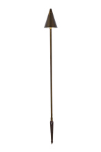 Elegant P806 - Outdoor Cast Brass torch path light D:8" H:61"