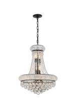 Elegant V1800D20BK/RC - Primo 20 inch black chandelier