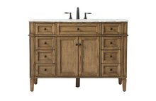 Elegant VF12548DW - 48 inch Single bathroom vanity in driftwood