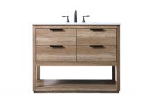 Elegant VF19242NT - Vanity Cabinet 4Dw 42x22x34 Natural Oak