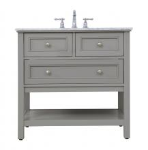 Elegant VF27036GR - 36 in. Single bathroom vanity set in Grey