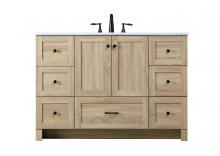 Elegant VF2848MW - Vanity Cabinet 2dr 7dw 48x19x34 VW Mango Wood