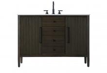 Elegant VF29648CO - Vanity Cabinet 2Dr 2Dw 48x21.5x35 Chocolate Oak