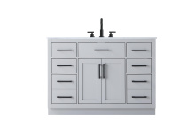 Elegant VF29748GR - Vanity Cabinet 2Dr7Dw 48"W x  22"D x 35''H Grey